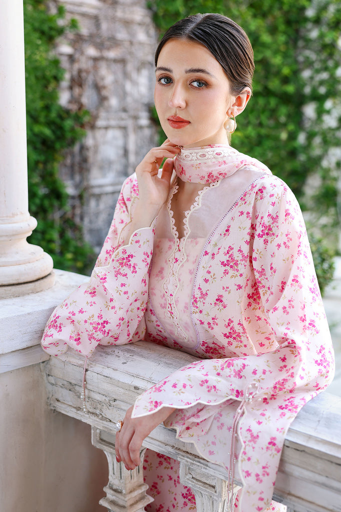 Cross Stitch | Eid Lawn Edit 26 | PEACH SPRINKLE-5