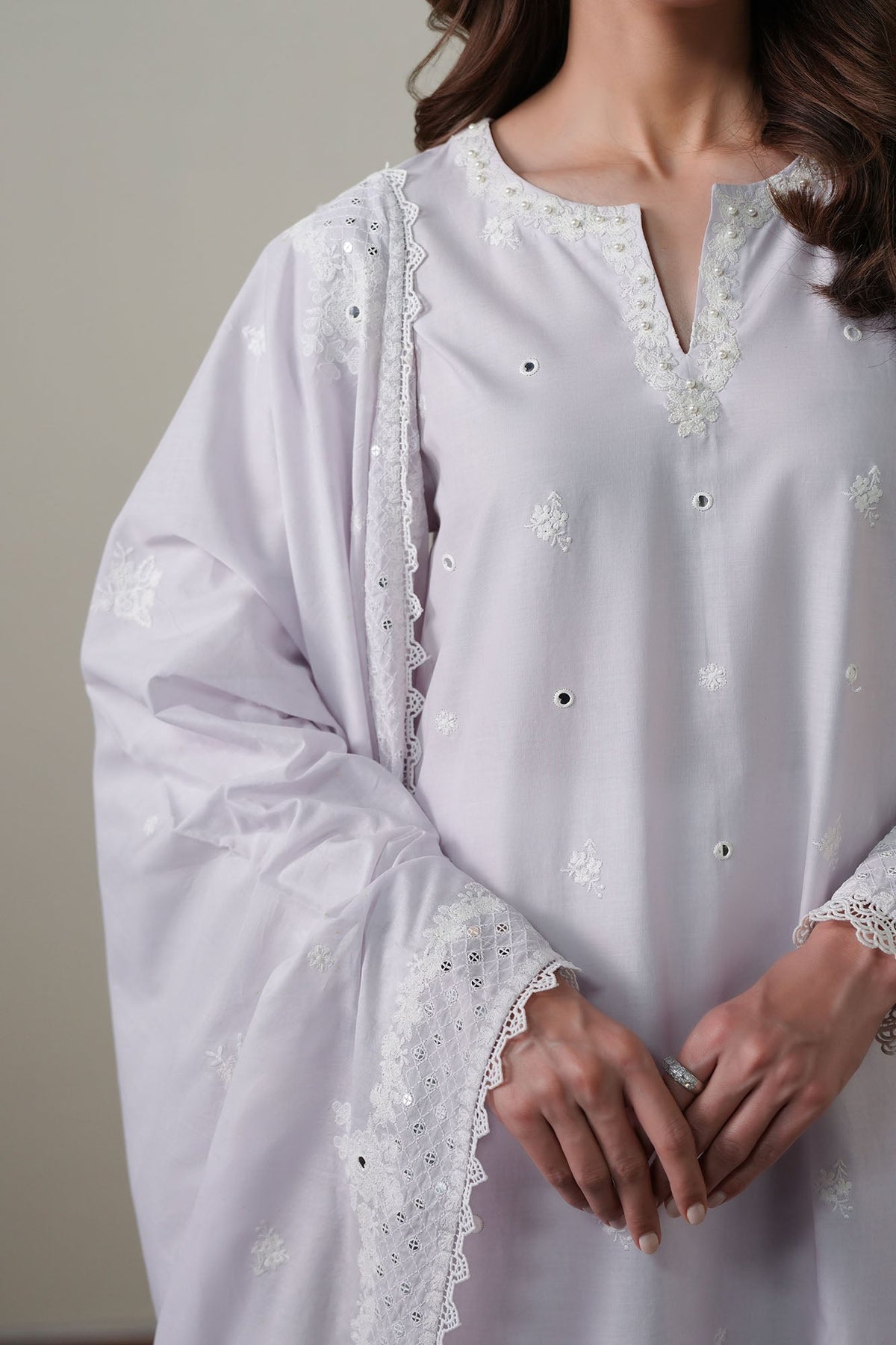 Cross S titch | Mahiri Embroidered Collection 26 |VIOLET DREAM-6