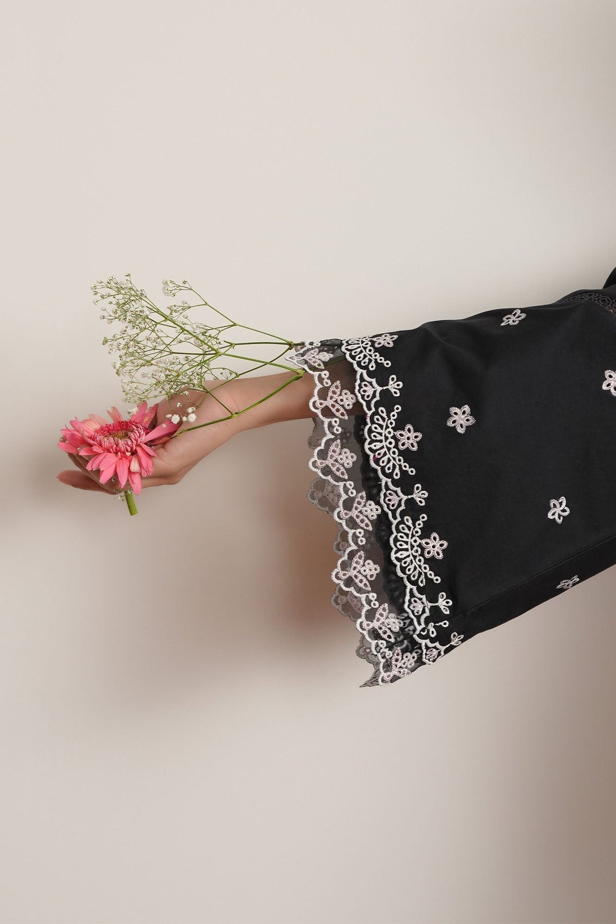 Cross Stitch | Mahiri Embroidered Collection 26 | NOIR CANVAS-6