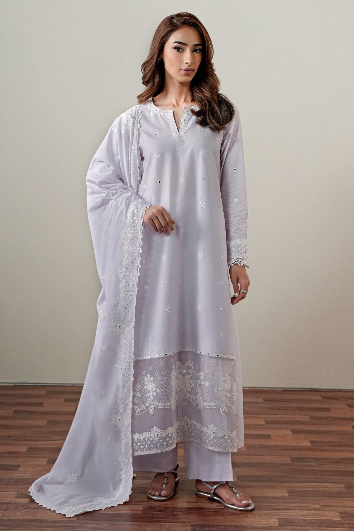 Cross S titch | Mahiri Embroidered Collection 26 |VIOLET DREAM-5