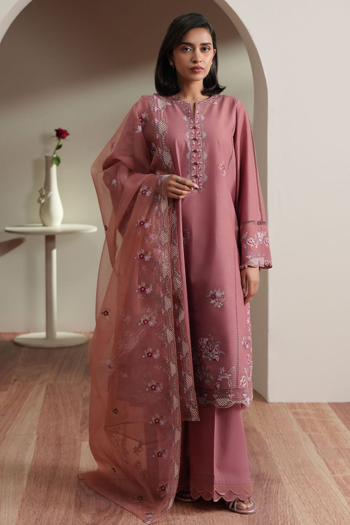 Cross Stitch | Mahiri Embroidered Collection 26 | BLUSH TAPESTRY