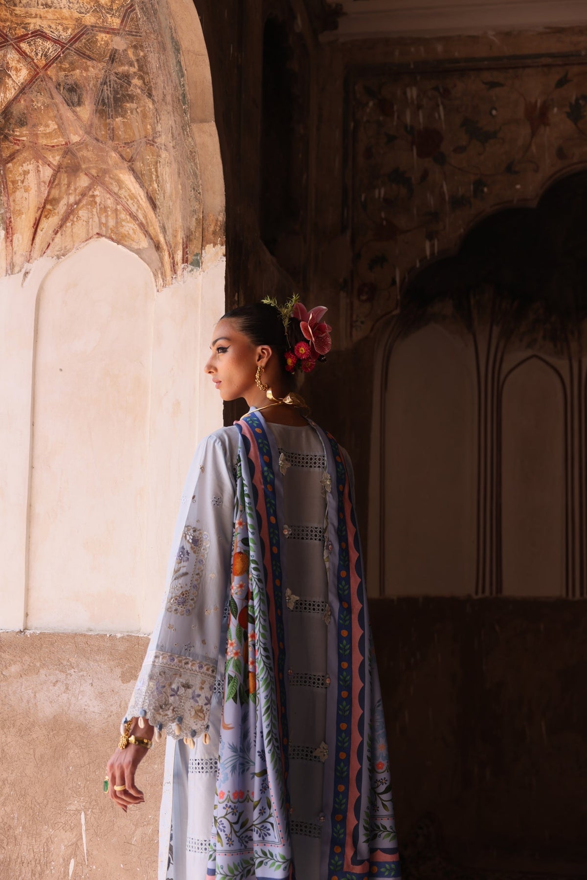 Elan | Luxury Lawn 25 | SERENE (EL25-01 B) -  Elan Ladies Clothes - Original Designer Dress - House of Maryam