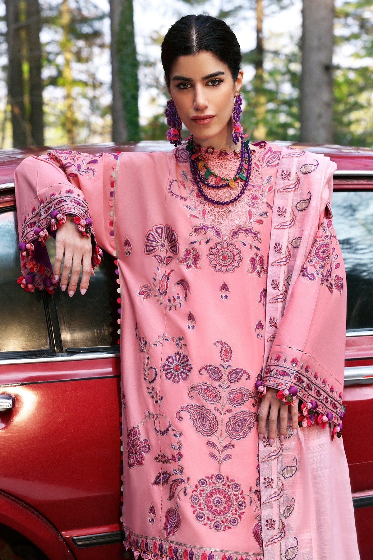 Zaha | Lawn 25 | ZARIAH (ZL25-09 B) -  Zaha Ladies Clothes - Original Designer Dress - House of Maryam