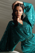 Elan | Lueur Dor | ÉMERAUDE BRILLÉ (EP-21411) -  Elan Ladies Clothes - Original Designer Dress - House of Maryam