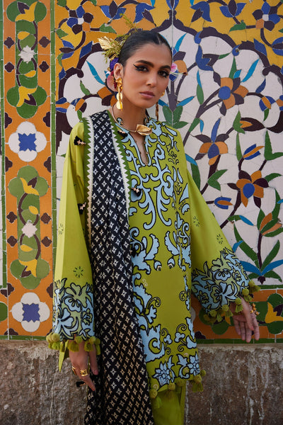 Elan | Luxury Lawn 25 | SOLENE (EL25-03 A) -  Elan Ladies Clothes - Original Designer Dress - House of Maryam