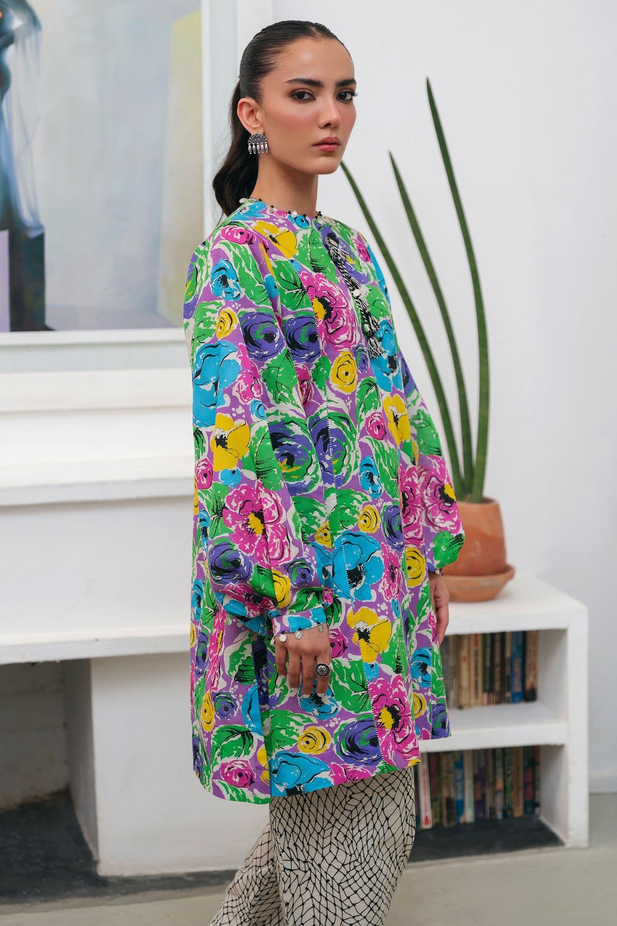 Zaha | Aangan Ready to Wear |FLORANA (ZRW-21330) -  Zaha Ladies Clothes - Original Designer Dress - House of Maryam