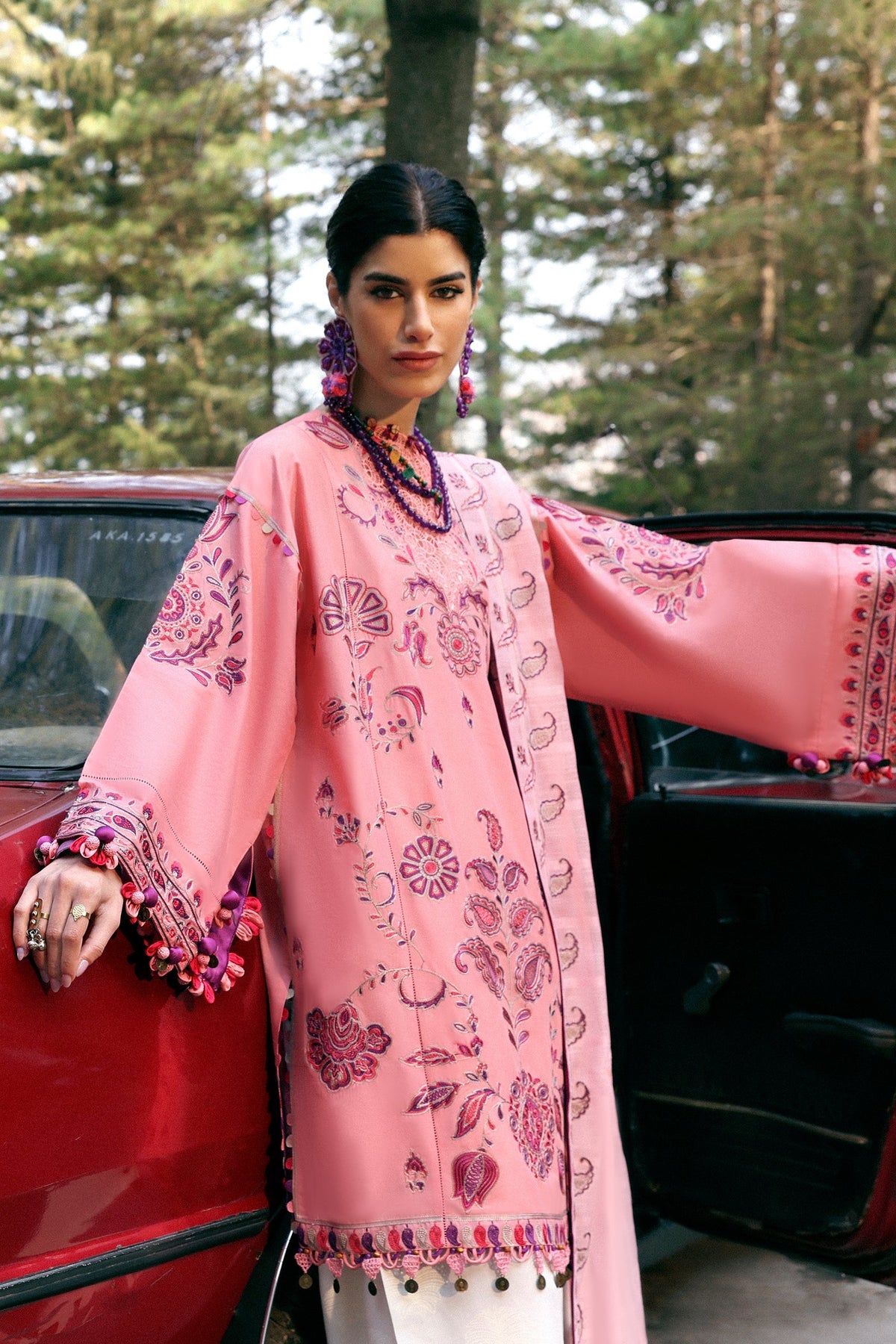 Zaha | Lawn 25 | ZARIAH (ZL25-09 B) -  Zaha Ladies Clothes - Original Designer Dress - House of Maryam