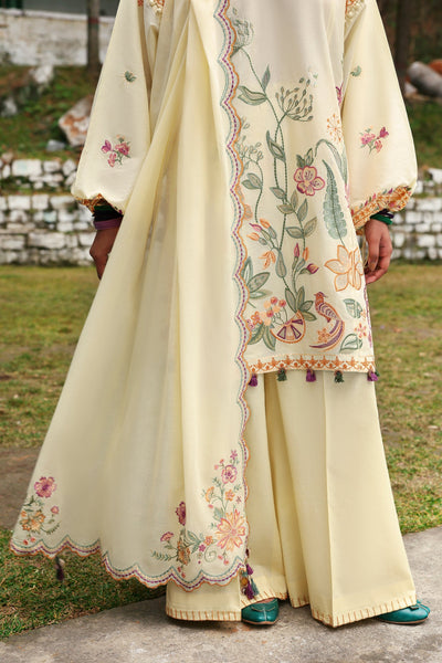 Zaha | Lawn 25 | ZANIA (ZL25-13 A) -  Zaha Ladies Clothes - Original Designer Dress - House of Maryam