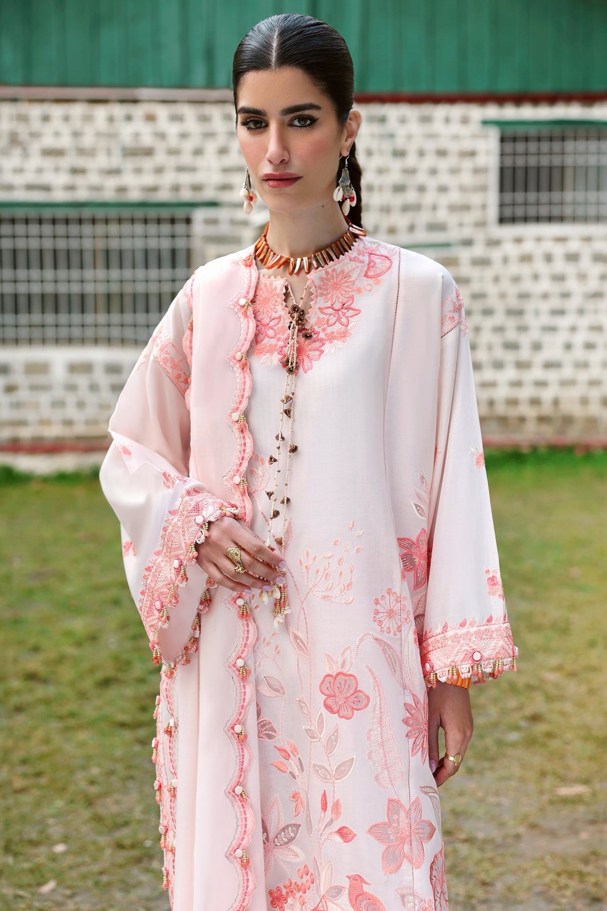 Zaha | Lawn 25 | ZANIA (ZL25-13 B) -  Zaha Ladies Clothes - Original Designer Dress - House of Maryam