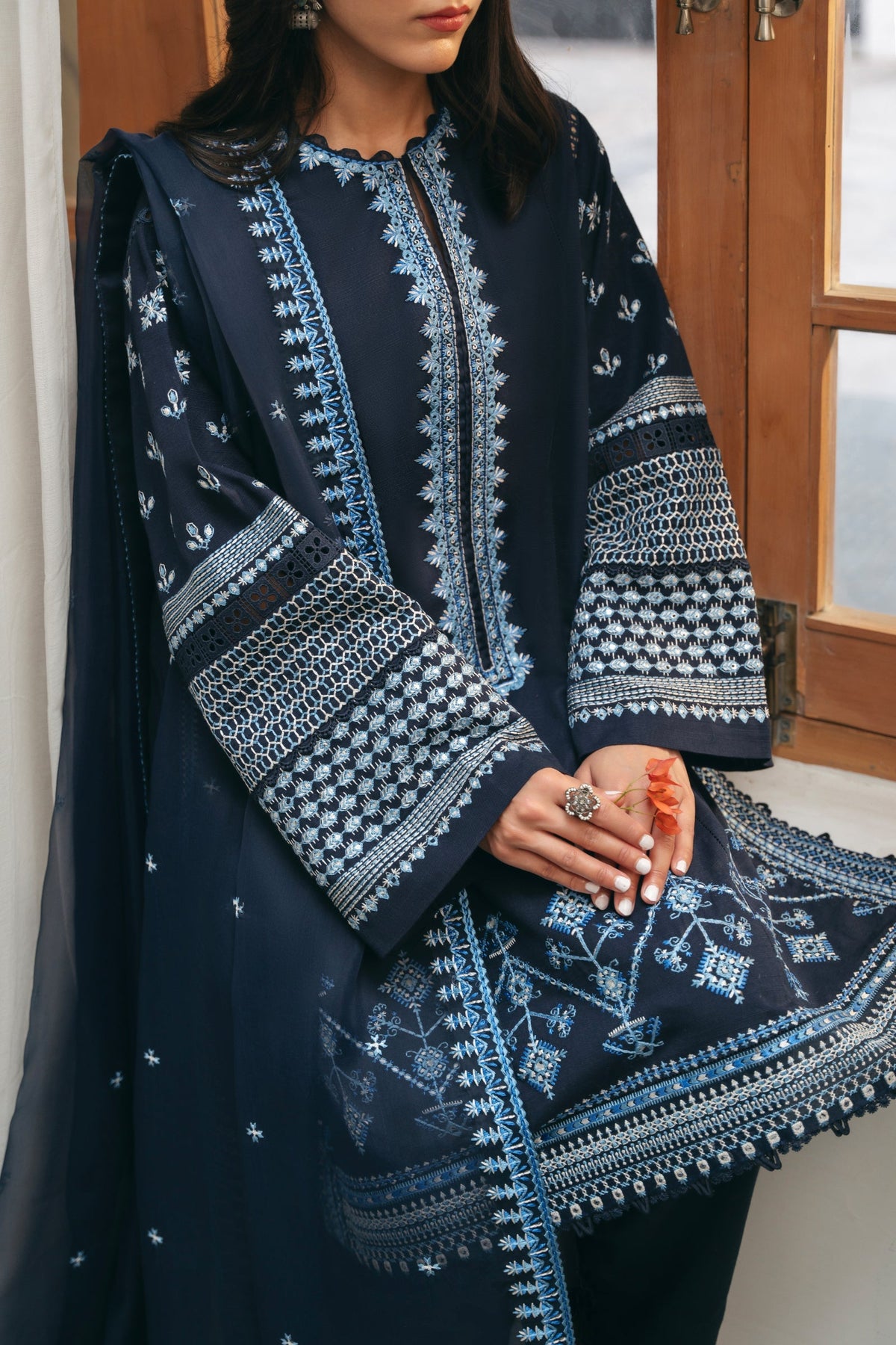Zaha | Aangan Ready to Wear | ROSHAN (ZRW-20907) -  Zaha Ladies Clothes - Original Designer Dress - House of Maryam