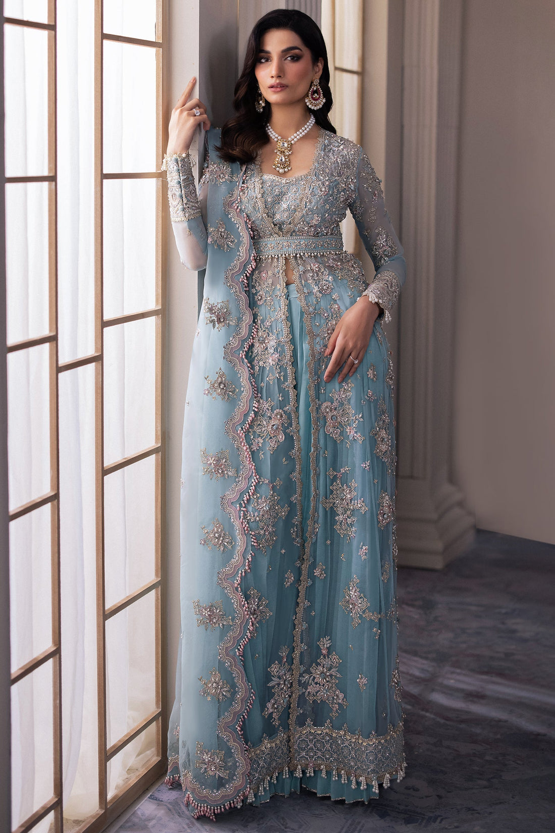 Zaha | Gossamer Formals 24 | KIANA (ZC24-04) by Designer Zaha - House of Maryam - Pakistani Designer Ethnic Wear in {{ shop.shopifyCountryName }}