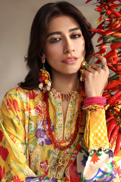 Zaha | Lawn 25 | ZARAAH (ZL25-08 A) -  Zaha Ladies Clothes - Original Designer Dress - House of Maryam