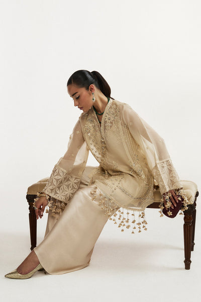 Elan I Vital Ornee I SOLENNE D'OR (EV-21356) -  Elan Ladies Clothes - Original Designer Dress - House of Maryam