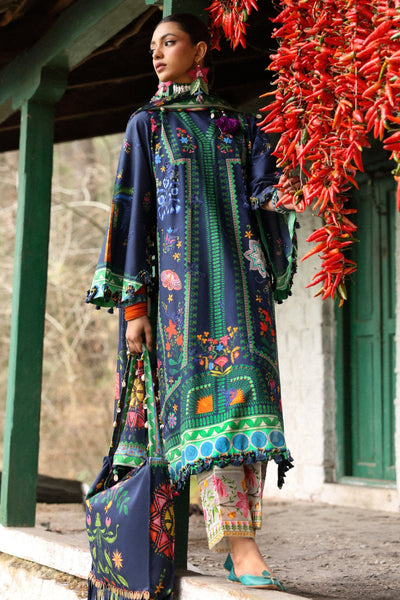 Zaha | Lawn 25 | AMANI (ZL25-06 B) -  Zaha Ladies Clothes - Original Designer Dress - House of Maryam