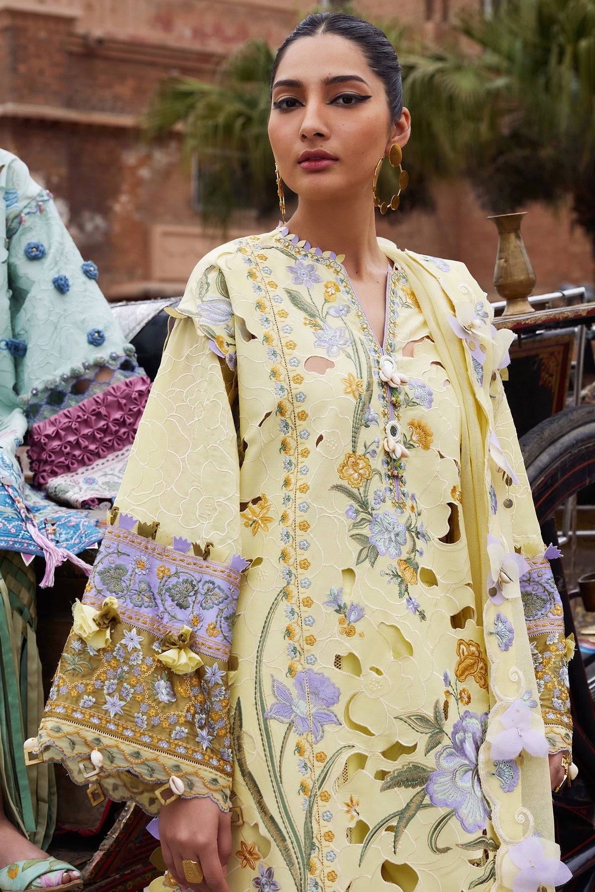 Elan | Luxury Lawn 25 | AMARA (EL25-09 A) -  Elan Ladies Clothes - Original Designer Dress - House of Maryam