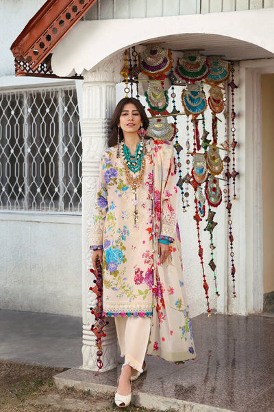 Zaha | Lawn 25 | ALYA (ZL25-07 B) -  Zaha Ladies Clothes - Original Designer Dress - House of Maryam