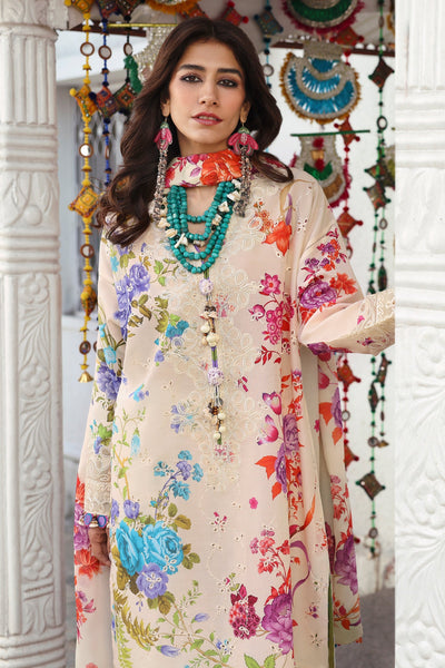 Zaha | Lawn 25 | ALYA (ZL25-07 B) -  Zaha Ladies Clothes - Original Designer Dress - House of Maryam