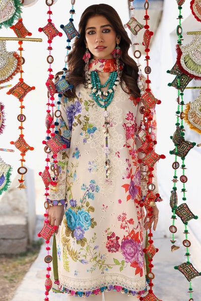 Zaha | Lawn 25 | ALYA (ZL25-07 B) -  Zaha Ladies Clothes - Original Designer Dress - House of Maryam