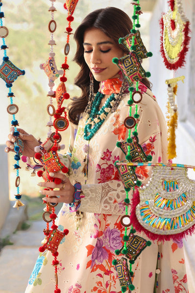 Zaha | Lawn 25 | ALYA (ZL25-07 B) -  Zaha Ladies Clothes - Original Designer Dress - House of Maryam