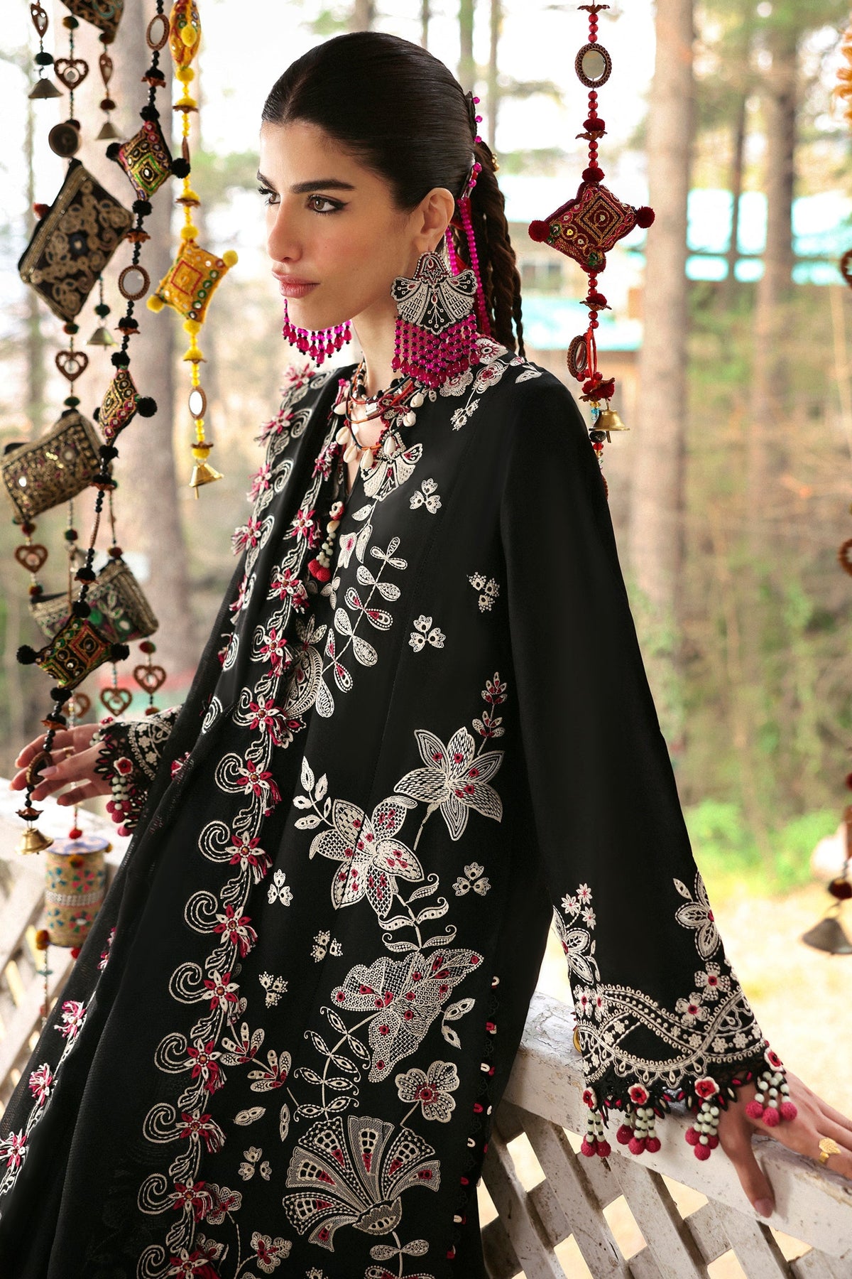 Zaha | Lawn 25 | AABROO (ZL25-05 B) -  Zaha Ladies Clothes - Original Designer Dress - House of Maryam