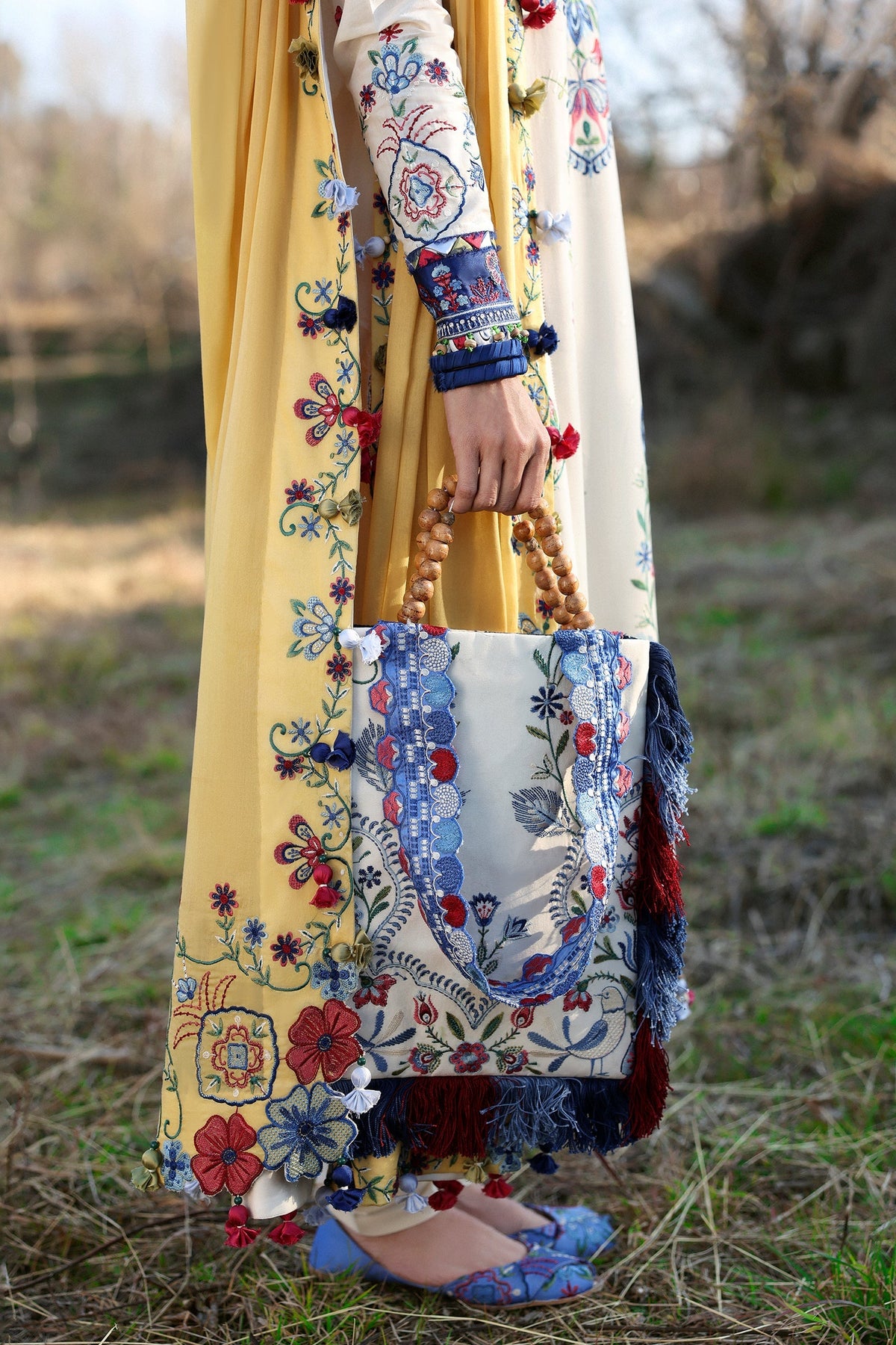 Zaha | Lawn 25 | KASHUR (ZL25-11 B) -  Zaha Ladies Clothes - Original Designer Dress - House of Maryam