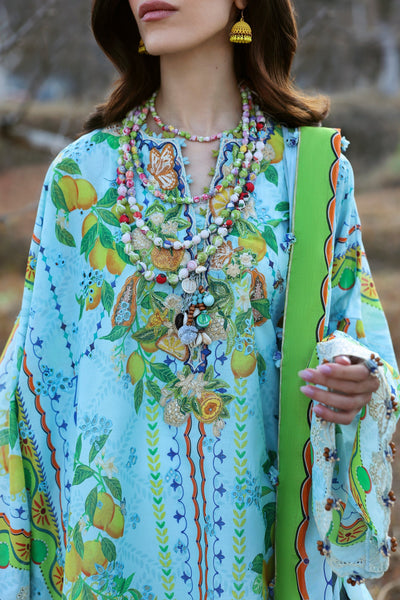 Zaha | Lawn 25 | DAHLIA (ZL25-04 B) -  Zaha Ladies Clothes - Original Designer Dress - House of Maryam