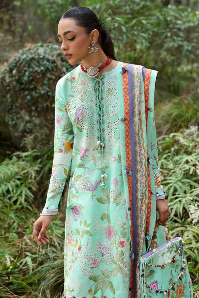 Zaha | Lawn 25 | ELARA (ZL25-02 B) -  Zaha Ladies Clothes - Original Designer Dress - House of Maryam