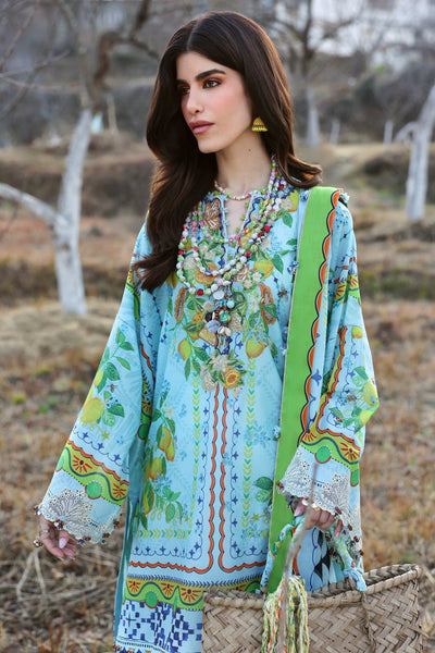Zaha | Lawn 25 | DAHLIA (ZL25-04 B) -  Zaha Ladies Clothes - Original Designer Dress - House of Maryam