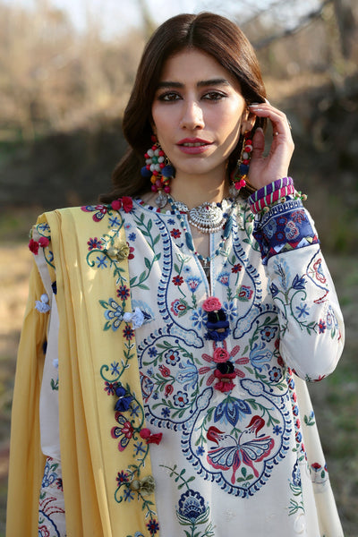 Zaha | Lawn 25 | KASHUR (ZL25-11 B) -  Zaha Ladies Clothes - Original Designer Dress - House of Maryam