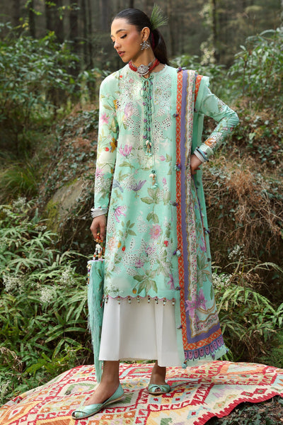 Zaha | Lawn 25 | ELARA (ZL25-02 B) -  Zaha Ladies Clothes - Original Designer Dress - House of Maryam