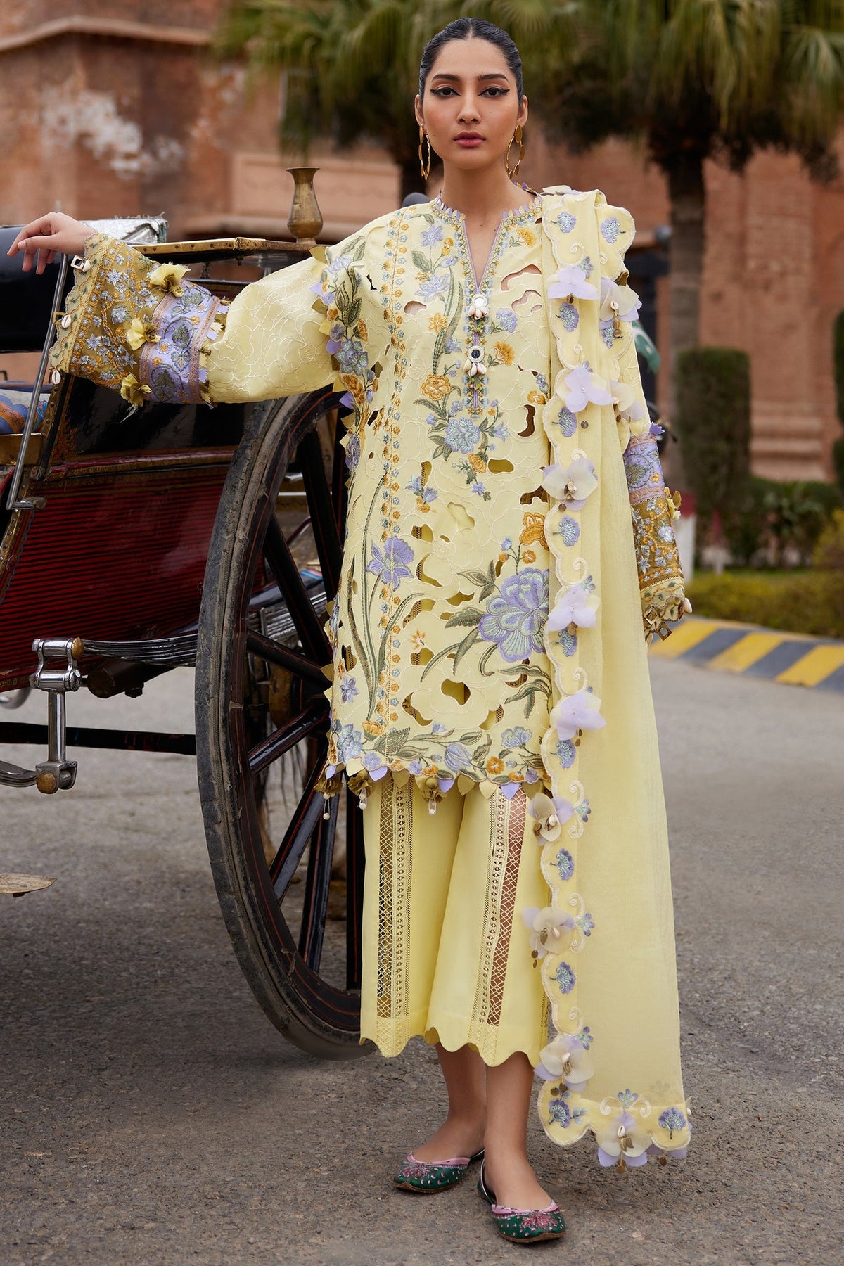 Elan | Luxury Lawn 25 | AMARA (EL25-09 A) -  Elan Ladies Clothes - Original Designer Dress - House of Maryam