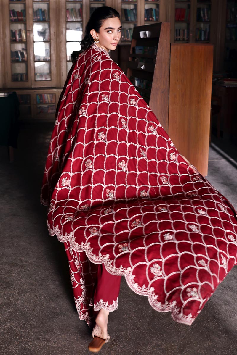 Cross Stitch | Khaddar Linen 25 | BERRY LUXE, image 2