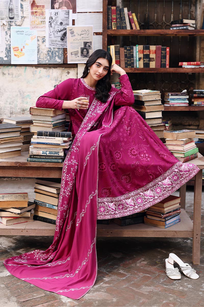 Cross Stitch | Khaddar Linen 25 | FUCHSIA THREAD, image 5