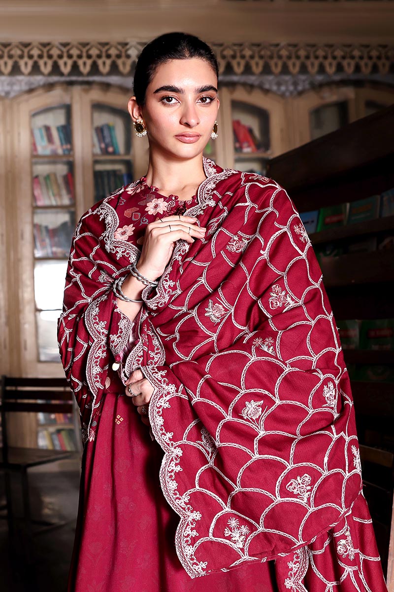 Cross Stitch | Khaddar Linen 25 | BERRY LUXE, image 3