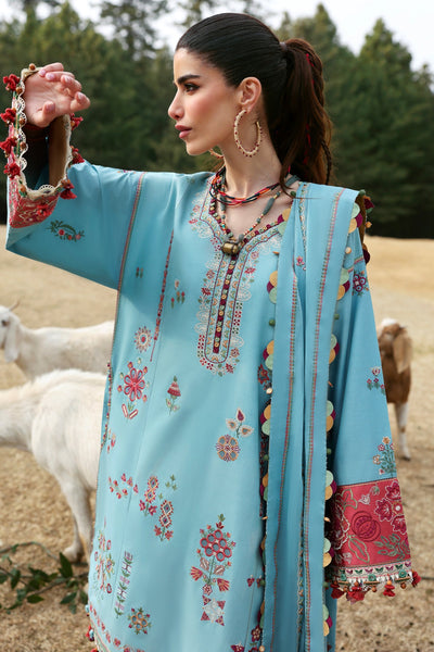 Zaha | Lawn 25 | RHEA (ZL25-14 A) -  Zaha Ladies Clothes - Original Designer Dress - House of Maryam