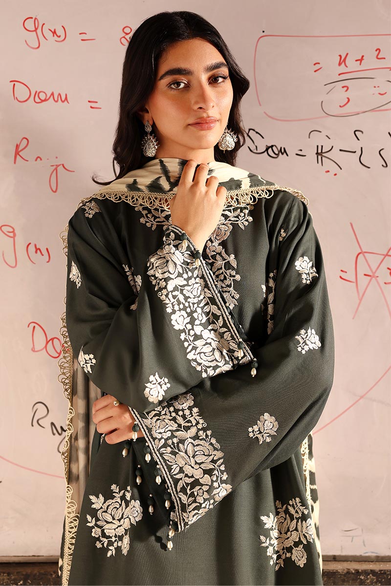 Cross Stitch | Khaddar Linen 25 | VINTAGE GRAY-3