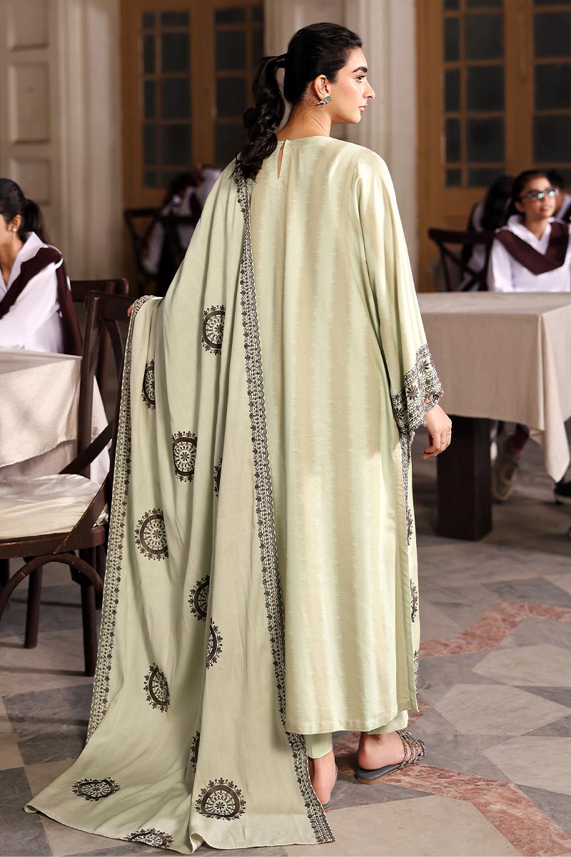 Cross Stitch | Khaddar Linen 25 | BASIL HUES-2