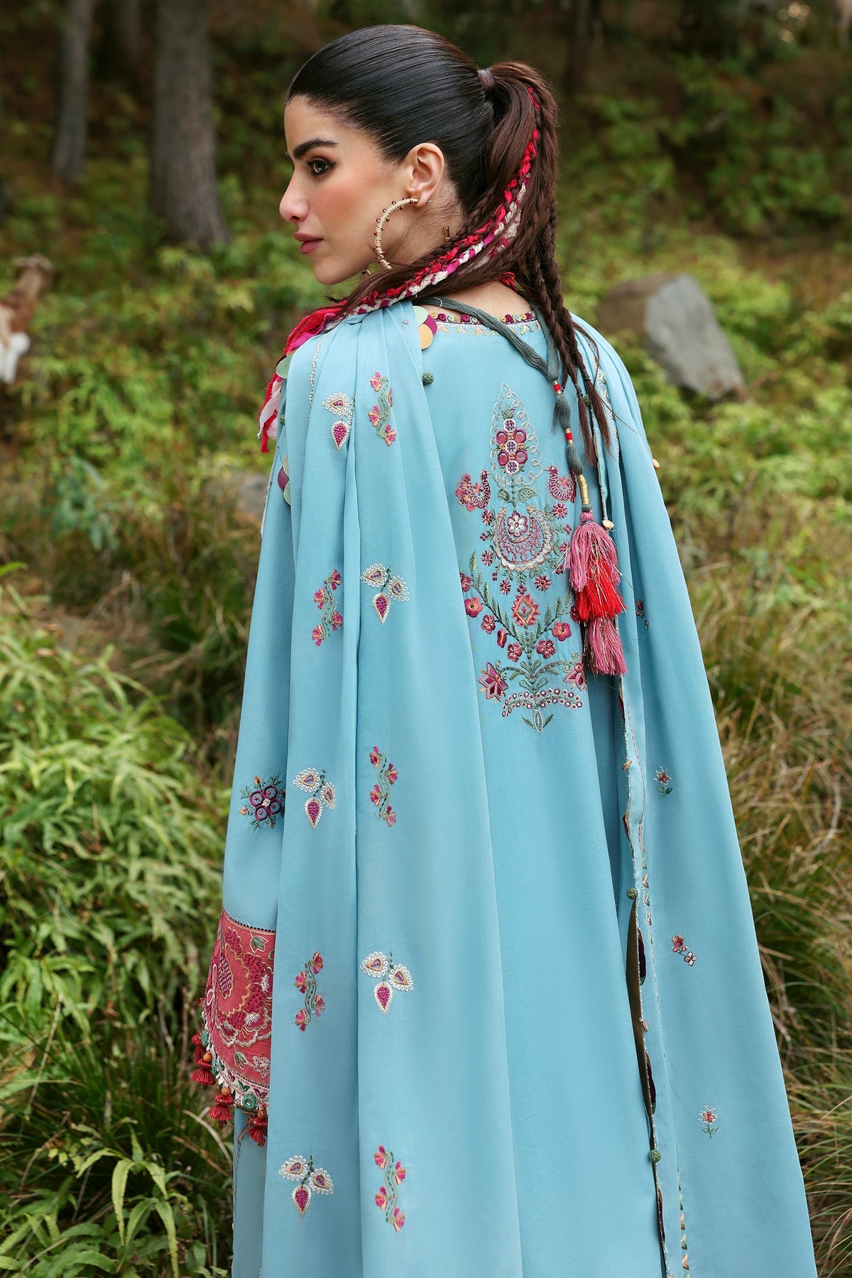 Zaha | Lawn 25 | RHEA (ZL25-14 A) -  Zaha Ladies Clothes - Original Designer Dress - House of Maryam