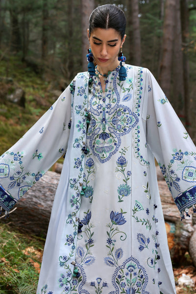 Zaha | Lawn 25 | KASHUR (ZL25-11 A) -  Zaha Ladies Clothes - Original Designer Dress - House of Maryam