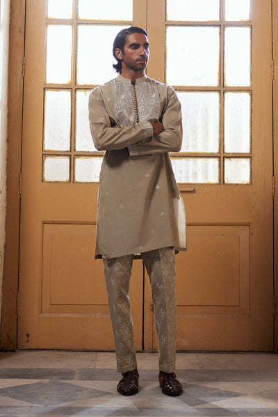 Republic By Omar Farooq | Luxury Rtw | "Aurang" Kurta Pajama -  Republic by Omar Farooq Luxury RTW - Original Designer Dress - House of Maryam