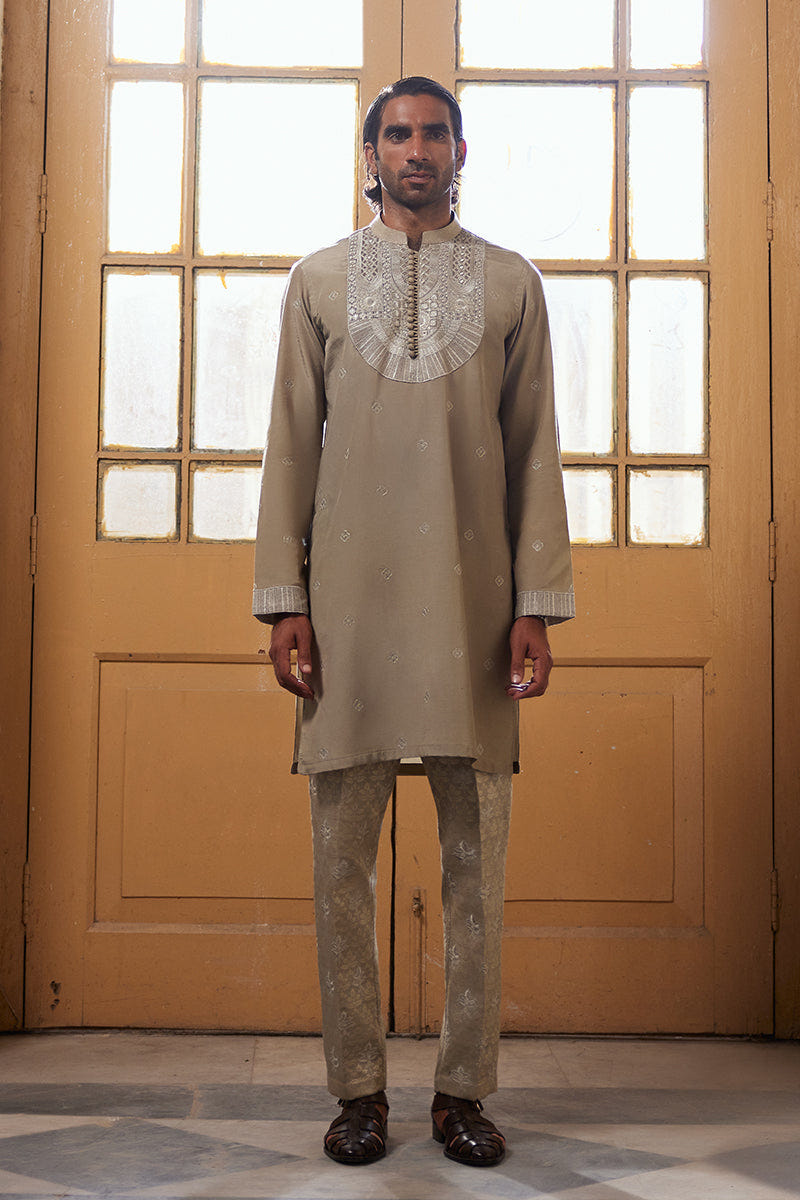 Republic By Omar Farooq | Luxury Rtw | "Aurang" Kurta Pajama -  Republic by Omar Farooq Luxury RTW - Original Designer Dress - House of Maryam