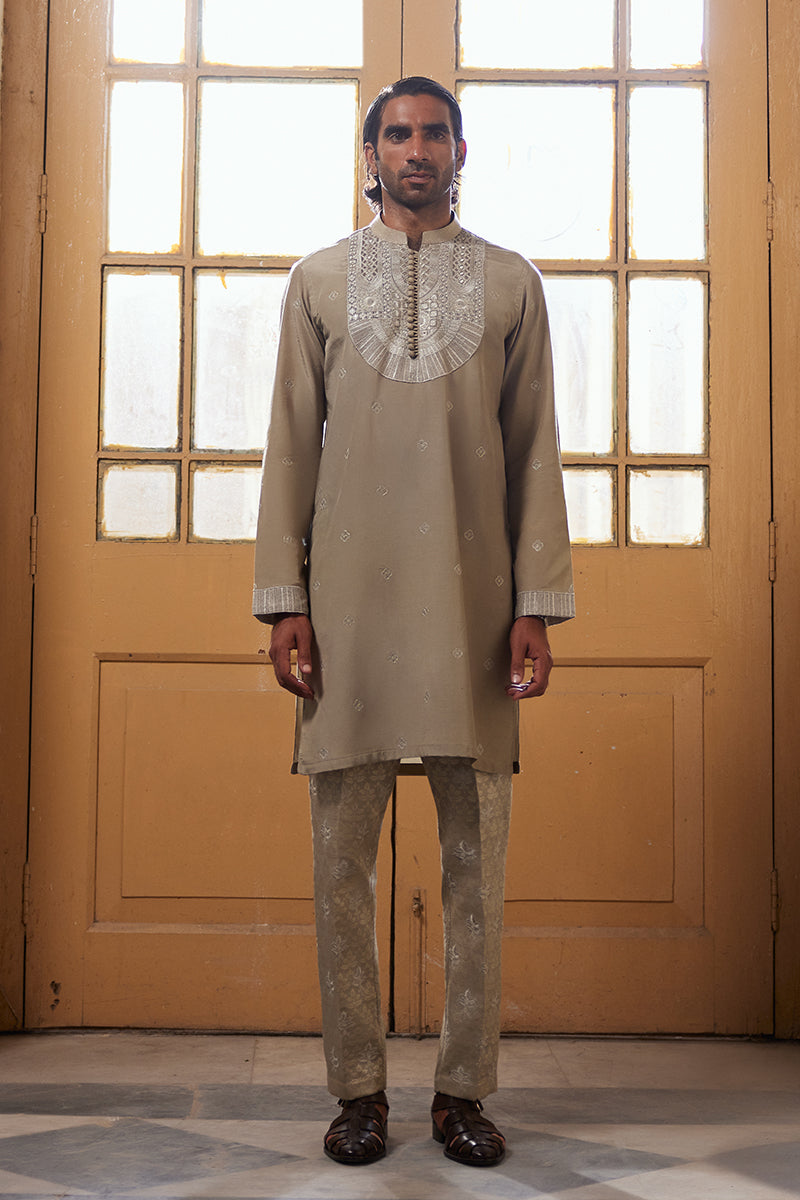 Republic By Omar Farooq | Luxury Rtw | "Aurang" Kurta Pajama -  Republic by Omar Farooq Luxury RTW - Original Designer Dress - House of Maryam