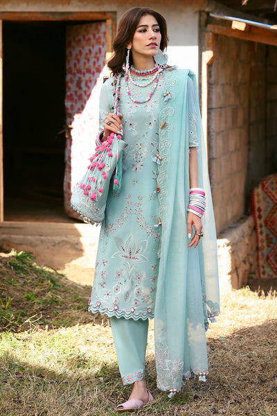 Zaha | Lawn 25 | AABROO (ZL25-05 A) -  Zaha Ladies Clothes - Original Designer Dress - House of Maryam