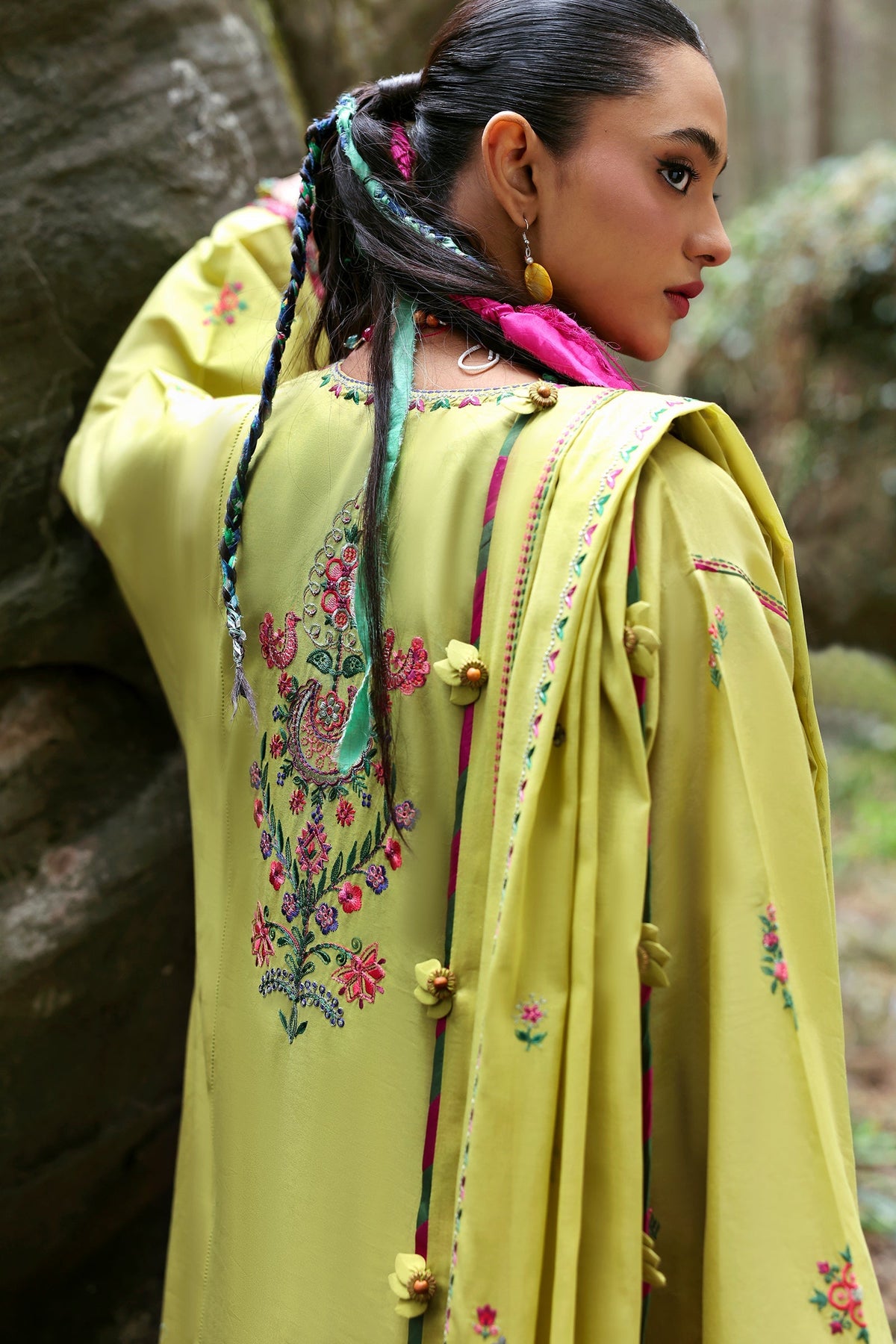 Zaha | Lawn 25 | RHEA (ZL25-14 B) -  Zaha Ladies Clothes - Original Designer Dress - House of Maryam