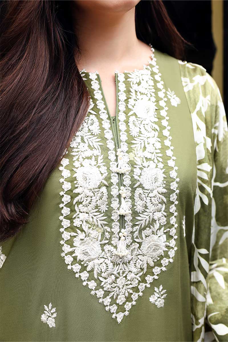 Cross Stitch | Khaddar Linen 25 | MOSS REVERIE-3