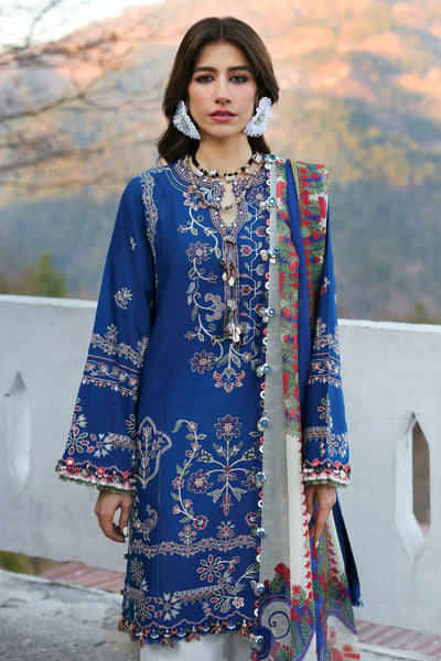 Zaha | Lawn 25 | MAYA (ZL25-15 B) -  Zaha Ladies Clothes - Original Designer Dress - House of Maryam