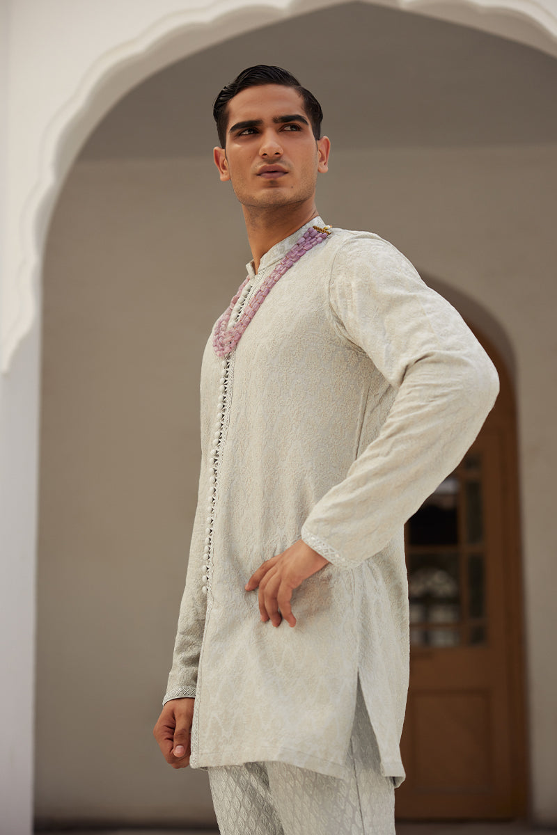 Republic By Omar Farooq | Luxury Rtw | "Asfand" Kurta Pajama -  Republic by Omar Farooq Luxury RTW - Original Designer Dress - House of Maryam