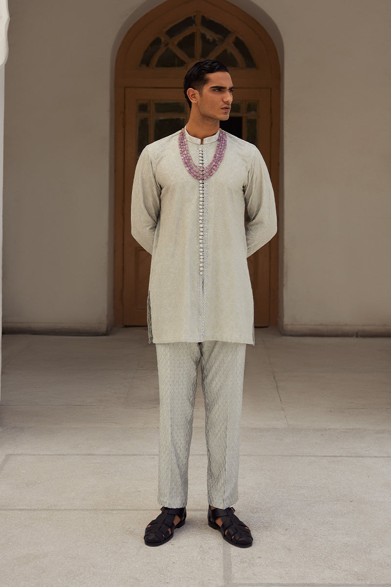 Republic By Omar Farooq | Luxury Rtw | "Asfand" Kurta Pajama -  Republic by Omar Farooq Luxury RTW - Original Designer Dress - House of Maryam
