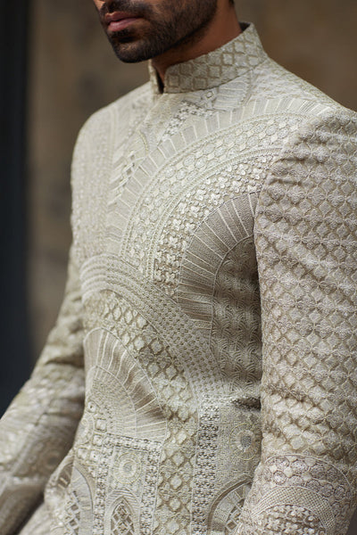 Republic By Omar Farooq | Bandhgala Suit | "Aurang" Bandhgala Jacket -  Republic by Omar Farooq Bandhgala Suit - Original Designer Dress - House of Maryam