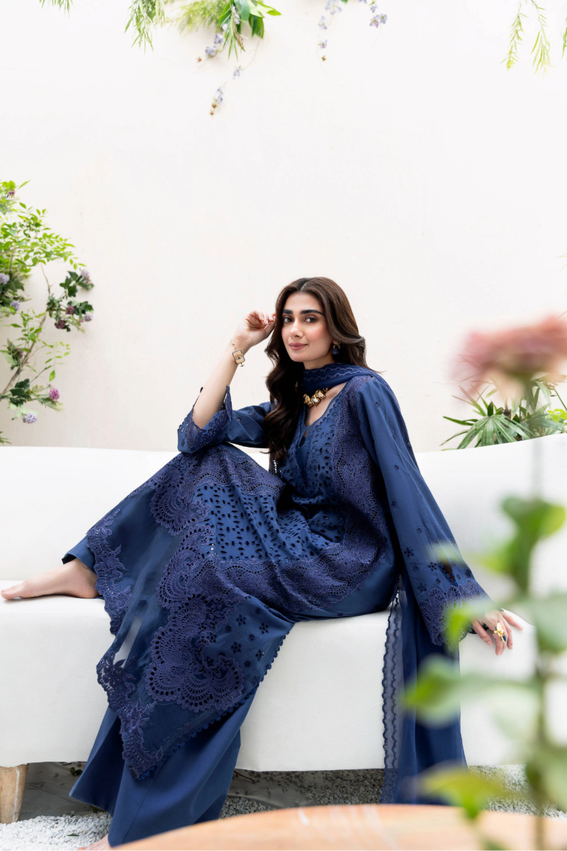 Manara | Mgrolia Garden 25 | INDIGO -  Manara Ladies Clothes - Original Designer Dress - House of Maryam